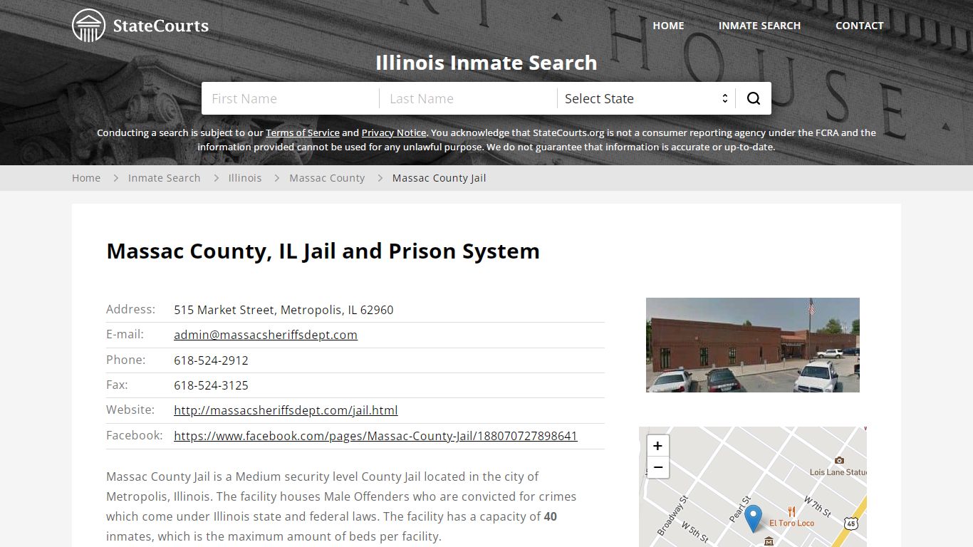 Massac County Jail Inmate Records Search, Illinois - StateCourts